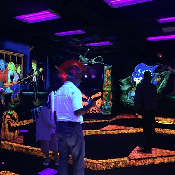 Monster Mini Golf is 18-holes of monster-themed, glow-in-the-dark, miniature golf, Arcade game area, Private party rooms and more #monsterminigolfedmontonwww.monsterminigolf.com/edmonton