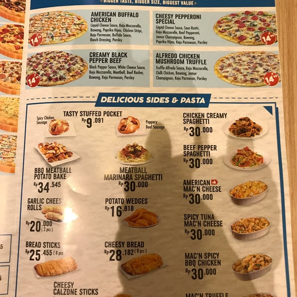 Dominos cheap usa menu