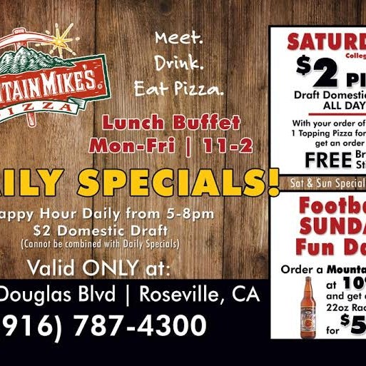 Mountain Mike's Pizza Roseville, CA