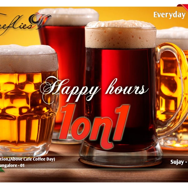 Happy Hours from 3-8pm