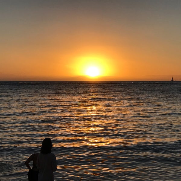 Photo taken at Waikiki Beach Walk by Goro M. on 12/24/2018