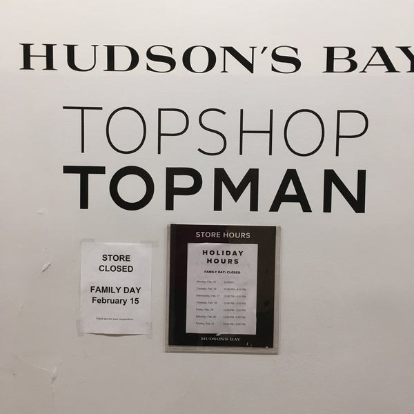 รูปภาพถ่ายที่ Hudson&#39;s Bay โดย Ryan W. เมื่อ 2/13/2021