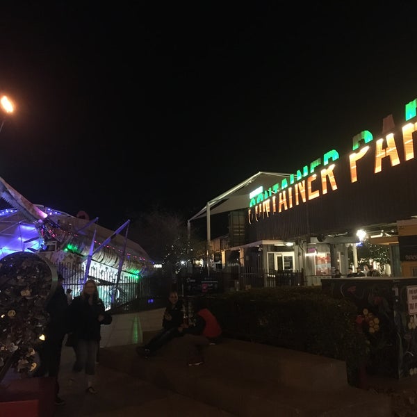 Photo taken at Downtown Container Park by Ryan W. on 1/19/2020