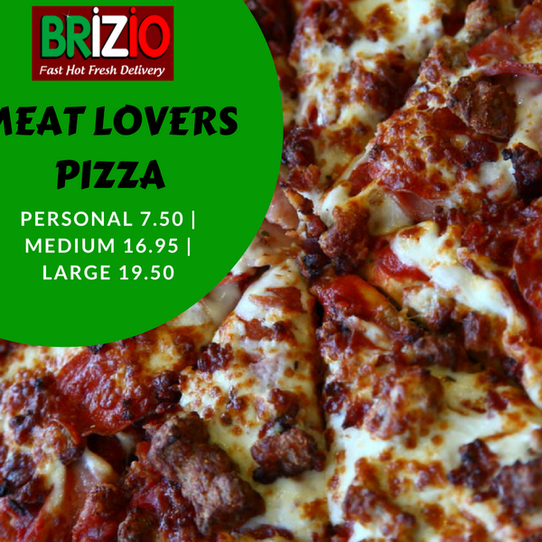 Photos At Brizio S Pizza Place Order Meat Pizza Here