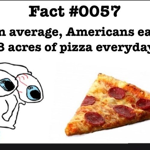 How much pizza do #Americans eat each day? #facts #fact #pizza #america #usa #fun