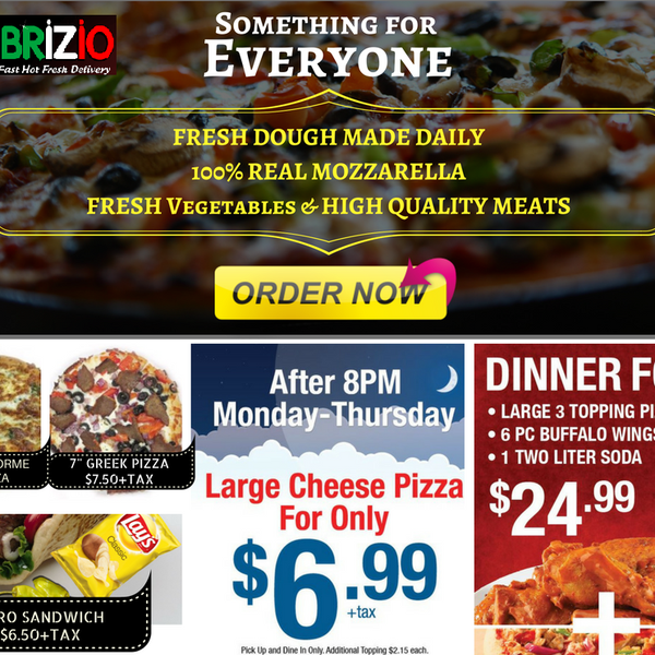 Something for Everyone!! 🎉🎉🎉 Order here - https://goo.gl/1Wqgwh #pizzalover #ilovepizza Available dine in, take away and delivery! Lake Forest, CA (949) 951-7333 Santa Ana, CA (714) 547-7333