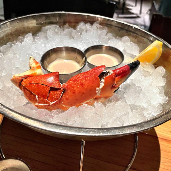 Stone crab flown in and so good. You need to get it to start.