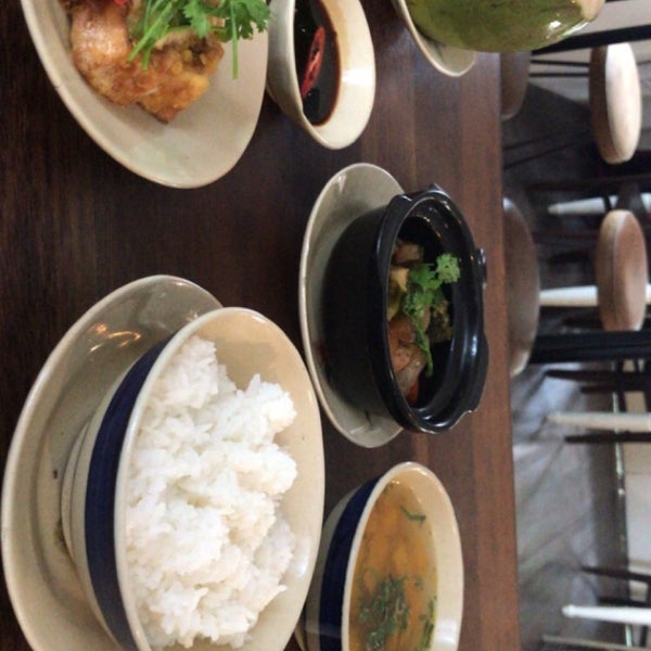 Food is delicious and not expensive! 11.30am-5pm set lunch menu for VND 150K drink included. I saw they have dinner, breakfast sets too. Staff is amazing. Music is awesome. Vietnamese black coffee 50K
