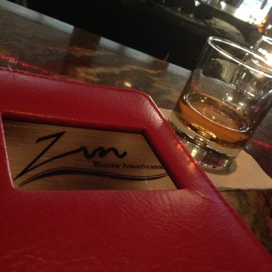 Photo taken at Zin Bistro Americana by Cory T. on 10/23/2012
