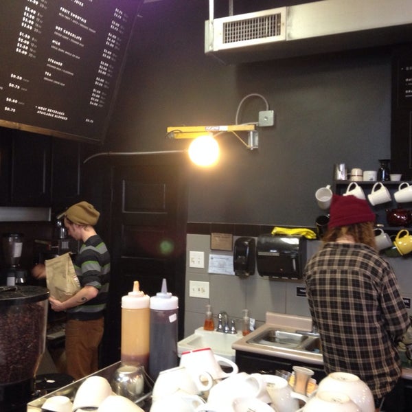 Photo taken at BLOC Coffee Company by Aaron K. on 3/1/2014