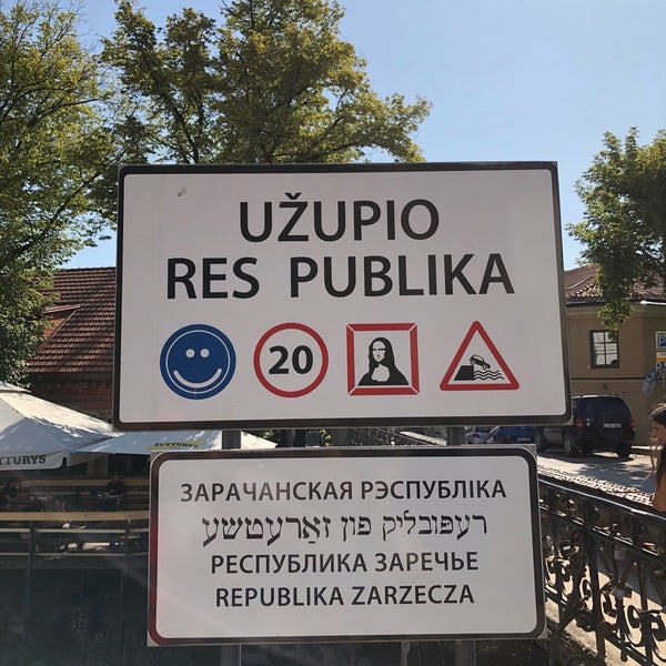 Foto tomada en Užupio tiltas | Užupis bridge  por Jess L. el 8/26/2019