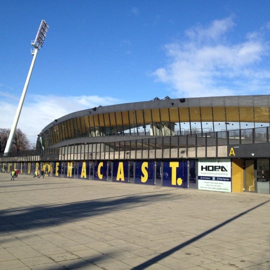 Photo taken at Stadion Ljudski Vrt by Luka J. on 12/5/2012