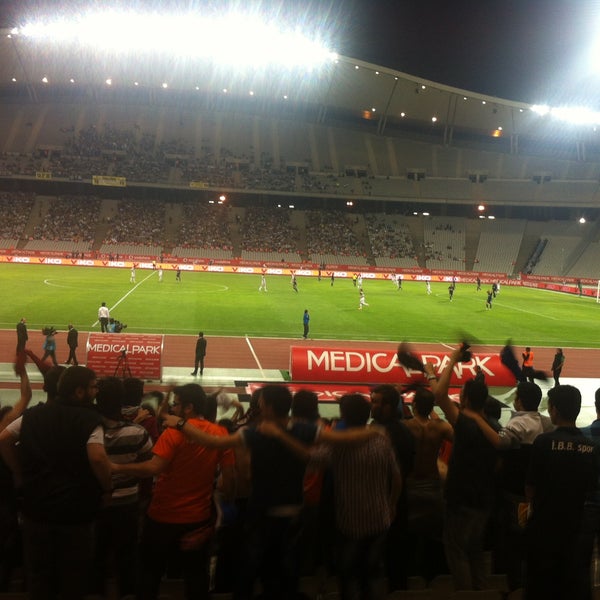 Photo taken at Atatürk Olympic Stadium by Ali Ç. on 5/5/2013