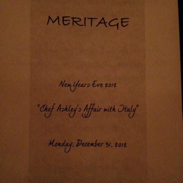 Photo taken at Meritage by Lauryl A. on 1/1/2013