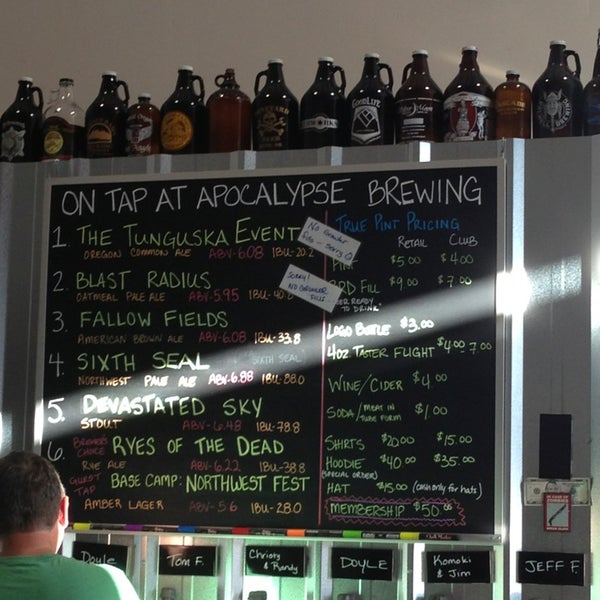 Photo taken at Apocalypse Brewing Company by Steve C. on 6/15/2013