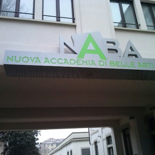 Photo taken at NABA Nuova Accademia di Belle Arti by UhOh G. on 12/18/2012