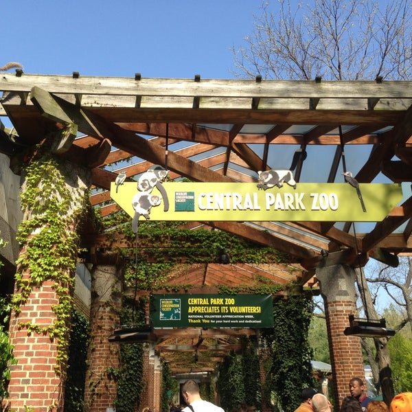 Photo taken at Central Park Zoo by Andréia F. on 4/28/2013