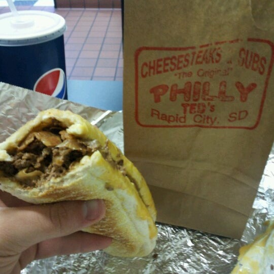 Photo taken at Philly Ted&#39;s Cheesesteaks &amp; Subs by Dan R. on 10/28/2012