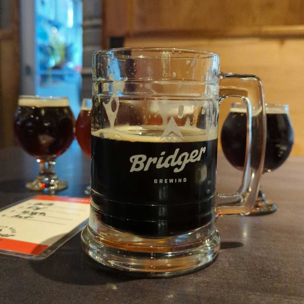 Photo taken at Bridger Brewing by Jason H. on 6/6/2022