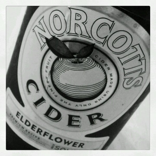 Norcotts elderflower cider is a lovely refreshing tipple
