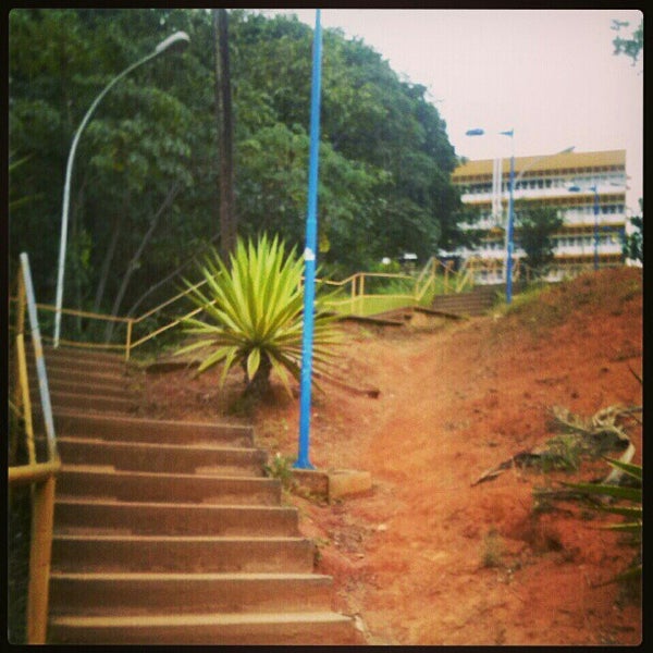 Снимок сделан в UFBA - Universidade Federal da Bahia - Campus Ondina пользователем Cláudio P. 1/24/2013