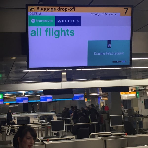 transavia baggage drop off