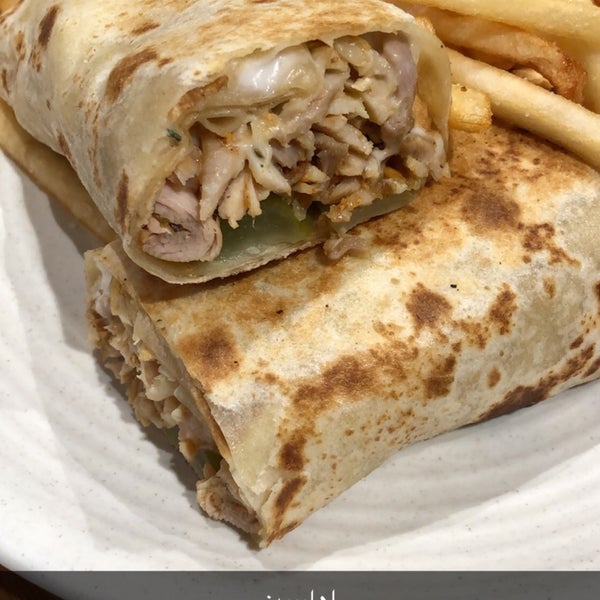 Photo taken at Simsim Outstanding Shawarma by . on 2/27/2020