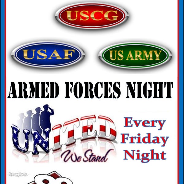 Tonight at 88 keys in Seattle is dedicated to the ARMED FORCES every Friday night is 52 weeks a year. If you are Active Duty or retired stop in scan the QR code and save save save, 315 2nd ave. S.