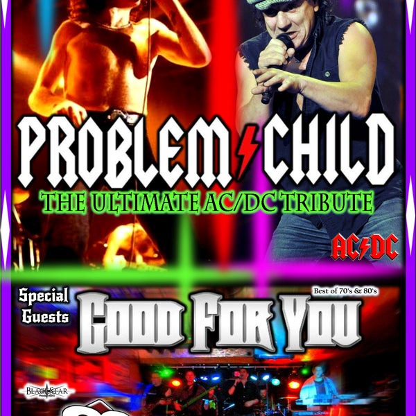If you like AC/DC we have PROBLEM CHILD a tribute to the band playing with a local Seattle band GOOD FOR YOU and starting it all off at 6pm the ROCKIN PIANO SHOW. Get your tickets now at the linkblow