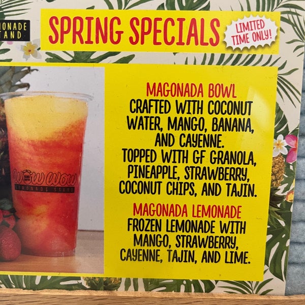 Wow Wow Lemonade Paradise Valley 0 Tips