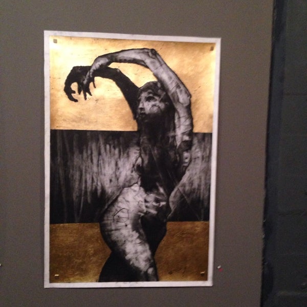 Amazing show by Joe Loughborough: In the Cave We Dance! I bought this painting!