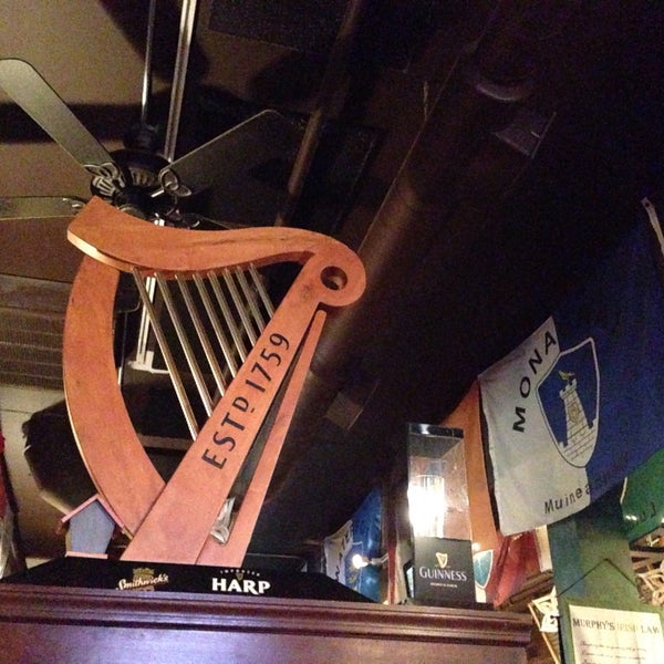 Photo taken at Hailey&#39;s Harp Pub by Hasan K. on 1/23/2015
