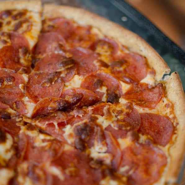 Could you pass up a slice of this pepperoni pie!?