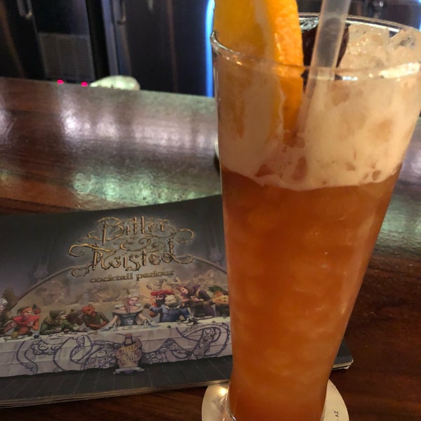 Photo taken at Bitter &amp; Twisted Cocktail Parlour by Paul S. on 1/25/2019