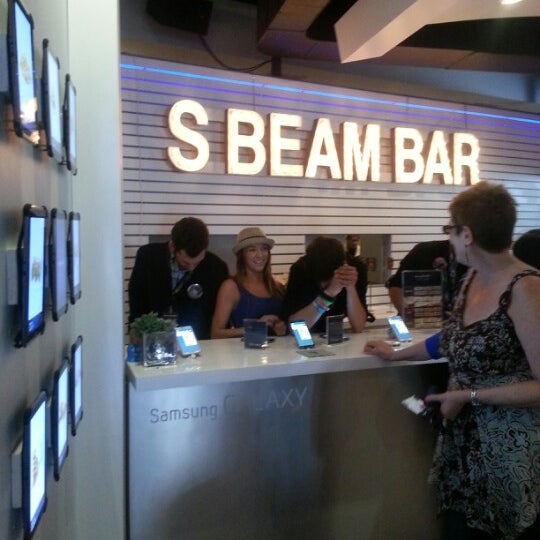 Photo taken at Samsung GALAXY Experience by Sarah M. on 3/14/2013