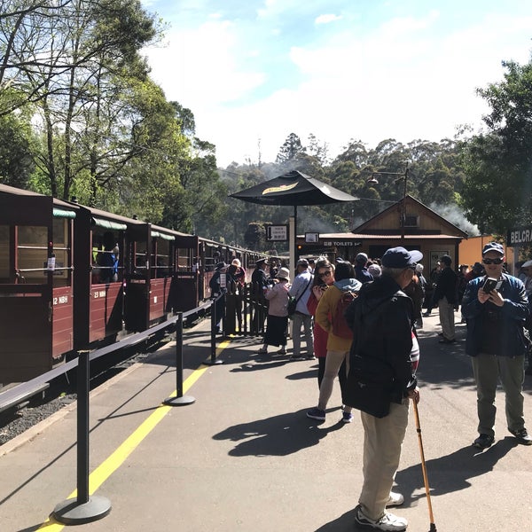 Photo taken at Belgrave Station - Puffing Billy Railway by Somboon A. on 10/29/2018