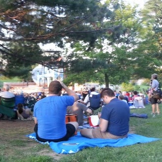 Photo taken at Shakespeare in the Park by Jennifer C. on 6/9/2013