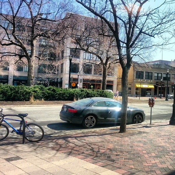 Photo taken at Downtown Evanston by Photo L. on 4/9/2014