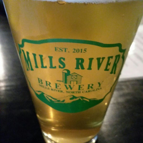 Photo taken at Mills River Brewery by Nicki C. on 6/18/2019