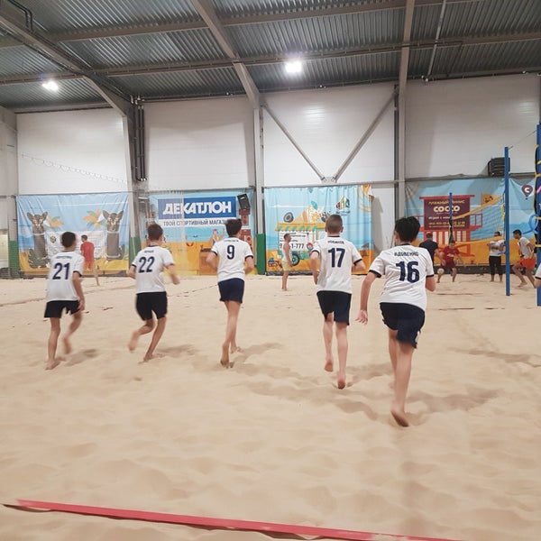 Photo taken at Всесезонный центр пляжного спорта «Песок» by Валерия Ю. on 1/20/2019