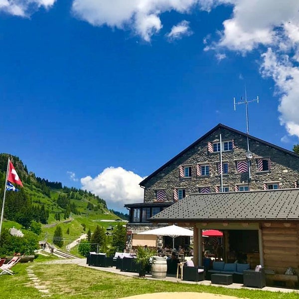 Photo taken at Maison de Montagne de Bretaye by Business o. on 7/4/2019