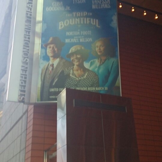 Photo taken at The Trip to Bountiful Broadway by Dondi H. on 8/14/2013