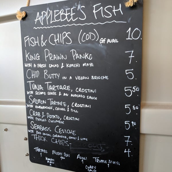 Applebee fish outlet