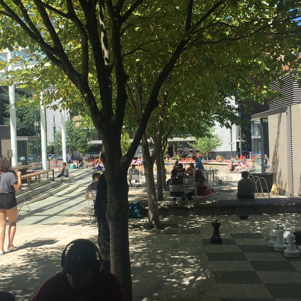 Photo taken at Director Park by Nick F. on 7/30/2017