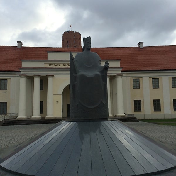 Photo taken at Monument to King Mindaugas by Alexey P. on 11/10/2015