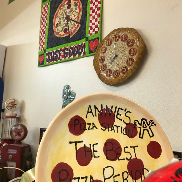 Photo taken at Annie&#39;s Pizza Station by Namratha K. on 7/7/2019