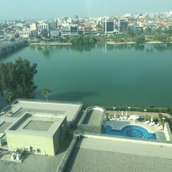 Photo taken at Adana HiltonSA by Damla on 10/21/2015