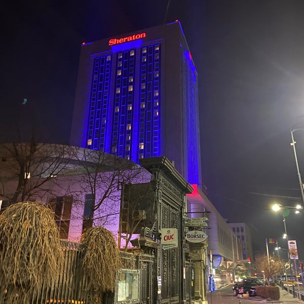 Photo taken at Sheraton Bucharest Hotel by Noel T. on 1/26/2020