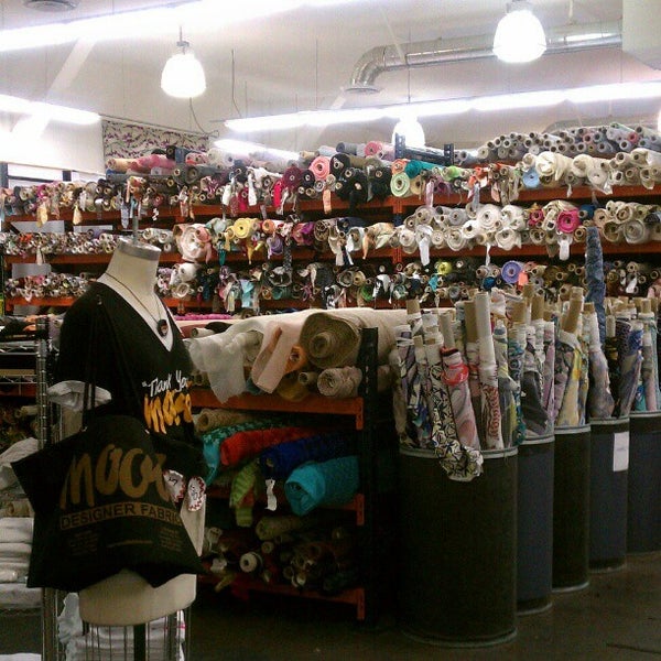 Photo taken at Mood Designer Fabrics by Andrea Y. on 3/19/2013