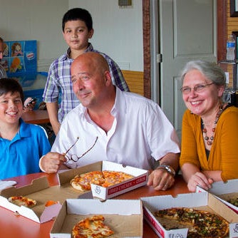After the Polish and Yemeni, the third largest ethnic population in Hamtramck is from South Asia, especially Bangladesh. Andrew and Mayor Karen Majewski, sample the pizza with a taste of Bangladesh.